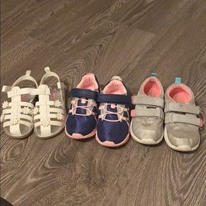 Size 10 toddler girl shoes bundle